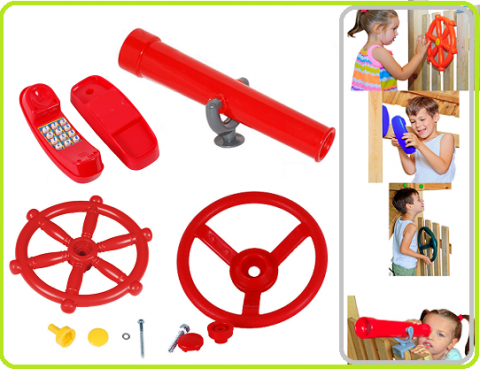 zestaw telefon+teleskop+ster+kierownica
